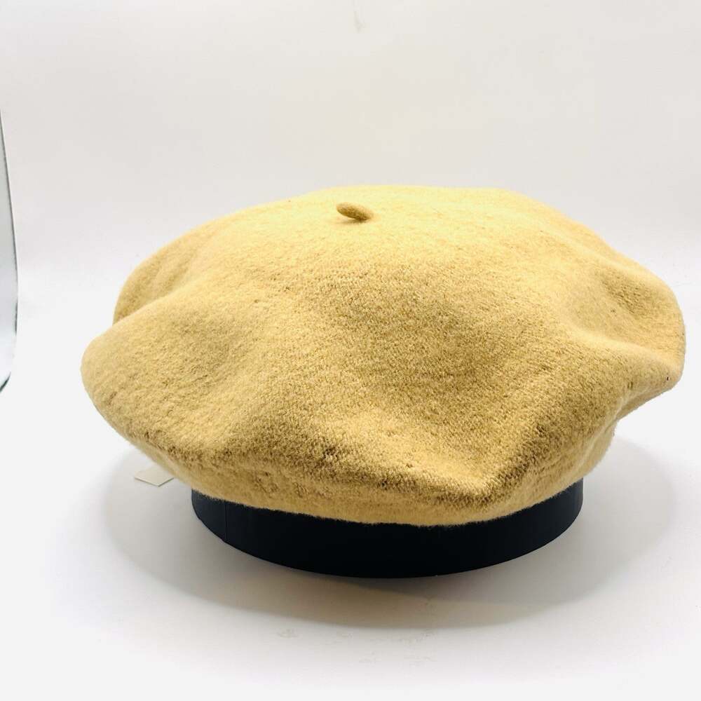 True Vintage Beret Hat Ruth Allen Designs Wool Gatsby Derby Fancy VTG One Size